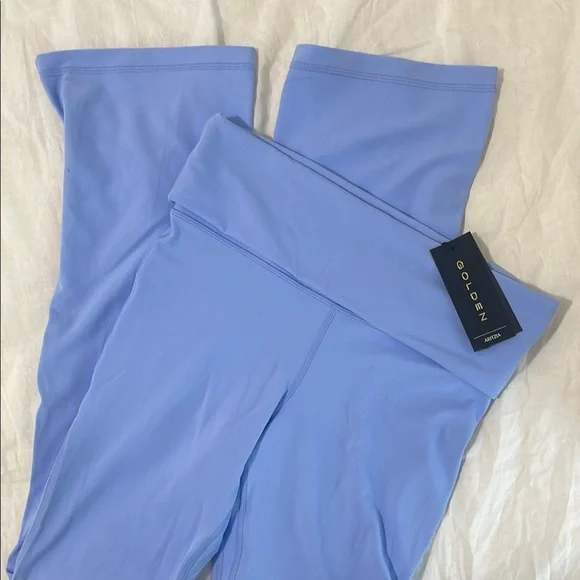 NWT Golden Light Blue Activewear Legging - Picture 4 of 5